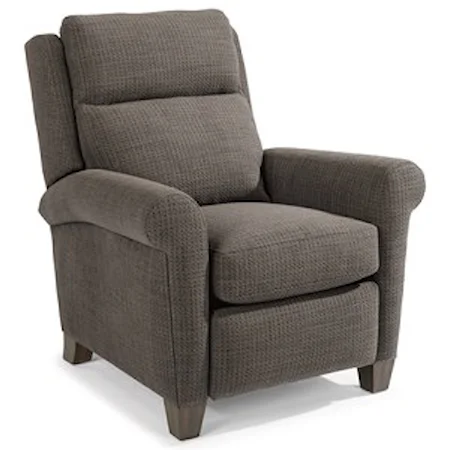 Casual Power High-Leg Recliner with Hidden Remote